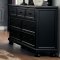 Laurelin Bedroom 1714BK Set 5Pc in Black by Homelegance