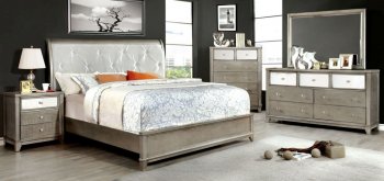 Bryant CM7288SV Bedroom in Silver Tone w/Options [FABS-CM7288SV-Bryant]