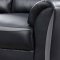 U9100 Sofa & Loveseat Set in Black by Global