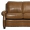 Bennet Sofa & Loveseat Set in Wheat Full Italian Leather