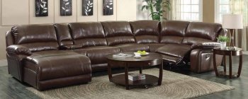 Mackenzie Motion Sectional Sofa 6Pc Chestnut 600357 by Coaster [CRSS-600357 Mackenzie]