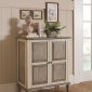 902664 Accent Two-Door Cabinet in Cream Wash & Grey by Coaster