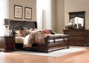 Arbor Place Bedroom 5Pc Set 575-BR in Brownstone by Liberty [LFBS-575-BR-QSL-Arbor-Place]