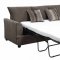 Moxie Sectional Sofa 503995 in Leatherette by Coaster w/Sleeper