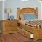 Medium Brown Finish Traditional Youth Bedroom w/Optional Bed