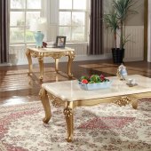 Bennito 276 Coffee Table in Golden Tone w/Options by Meridian