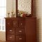 Glamour Kids Bedroom 1349T in Cherry by Homelegance w/Options