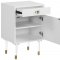 Lia Side Table 830 in Matte White by Meridian