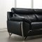 U8360 Sofa in Black Leather Gel by Global w/Options