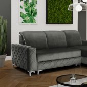 Alfredo Mini Sectional Sofa in Gray by Skyler Design