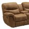 Hancox 601761 Motion Sofa in Light Brown by Coaster w/Options