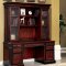 Strandburg CM-DK6255DO Office Desk in Cherry & Black w/Options