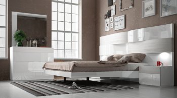 Cordoba Bedroom by ESF in White w/Optional Case Goods [EFBS-Cordoba White]