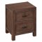 Wrangell 4Pc Youth Bedroom Set 2055T in Cherry by Homelegance