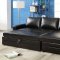 Salem CM6313 Sectional Sofa in Black Bonded Leather Match