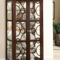 CM3663CR Woodmont Curio Cabinet in Walnut