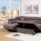 Foreman Sectional Sofa CM6125BR in Brown Fabric