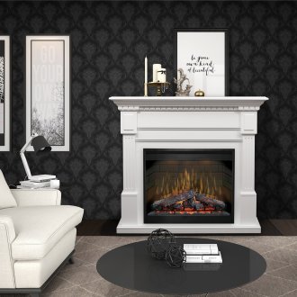 Essex Mantel Electric Fireplace by Dimplex w/Logs