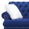 U5266 Sofa & Loveseat Set in Navy Velvet by Global w/Options