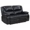 Camila Motion Sofa & Loveseat 610244 Black by Coaster w/Options