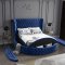 Luxus Velvet Bed in Navy by Meridian w/Options