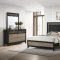 Valencia Bedroom Set 5Pc 223041 in Light Brown & Black by Coaste