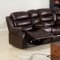 Berkshire Reclining Sectional Sofa CM6551 in Leather-Like Fabric