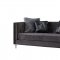 UFM802 Sofa in Grey Velvet Fabric by Global w/Options