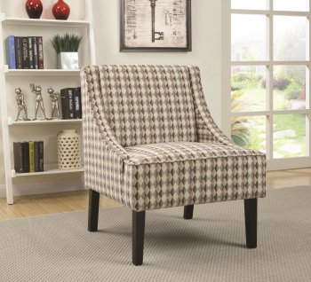 902605 Accent Chair Set of 2 in Fabric by Coaster [CRCC-902605]