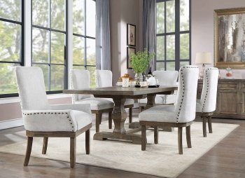 Landon DN00950 Dining Table in Salvage Gray by Acme w/Options [AMDS-DN00950 Landon]