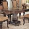 Brown Finish Traditional 7Pc Dining Set w/Optional Buffet