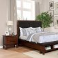 Knighton Bedroom CM7528 in Brown Cherry w/Options