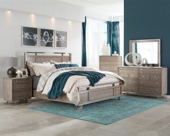 Johnathan Bedroom 205191 in Washed Brown by Coaster [CRBS-205191-Johnathan]