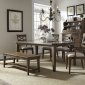 Hearthstone Dining Table 5Pc Set 382-DR-O5RLS in Oak by Liberty