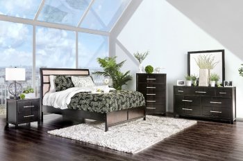 Berenice 5Pc Bedroom Set CM7580EX in Espresso w/Options [FABS-CM7580EX-Berenice Espresso]