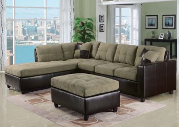 51335 Milano Reversible Sectional Sofa by Acme w/Options [AMSS-51335 Milano]