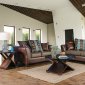 Kaelyn Sofa & Loveseat Set SM4080 in Brown