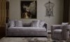 Kennedy Sofa TOV-L6144 in Grey Velvet Fabric by TOV Furniture