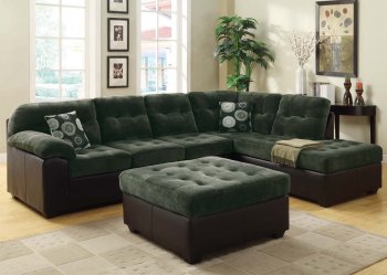 50530 Layce Sectional Sofa in Olive Gray Fabric by Acme [AMSS-50530 Layce]