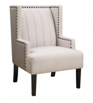 905132 Accent Chair in Light Beige Fabric by Coaster