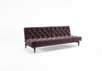 Oldschool Sofa Bed in Mauve w/Retro Legs by Innovation w/Options [INSB-Oldschool-Retro-866]