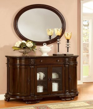 CM3319SV Bellagio Dining Server in Brown Cherry [FABU-CM3319SV Bellagio]