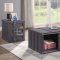 Cargo Coffee Table 3Pc Set 87885 in Gunmetal by Acme