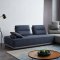 Glendale Sectional Sofa in Blue & Grey Fabric by VIG