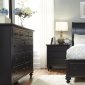 Hamilton III Bedroom 5Pc Set 441-BR in Black w/Storage Bed