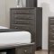 Phoenix Bedroom 205470 in Coco Gray & Black by Coaster w/Options