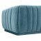 Arno Sofa TOV-S165 in Sea Blue Velvet Fabric by TOV Furniture