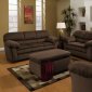 Brown Microfiber Sofa & Loveseat Set w/Optional Chair & Ottoman