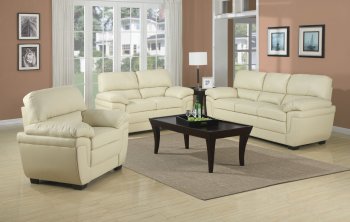 503071 Fenmore Sofa & Loveseat Set by Coaster in Cream [CRS-503071 Fenmore]