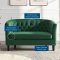 Prospect Loveseat & Chair Set Emerald Velvet by Modway w/Options